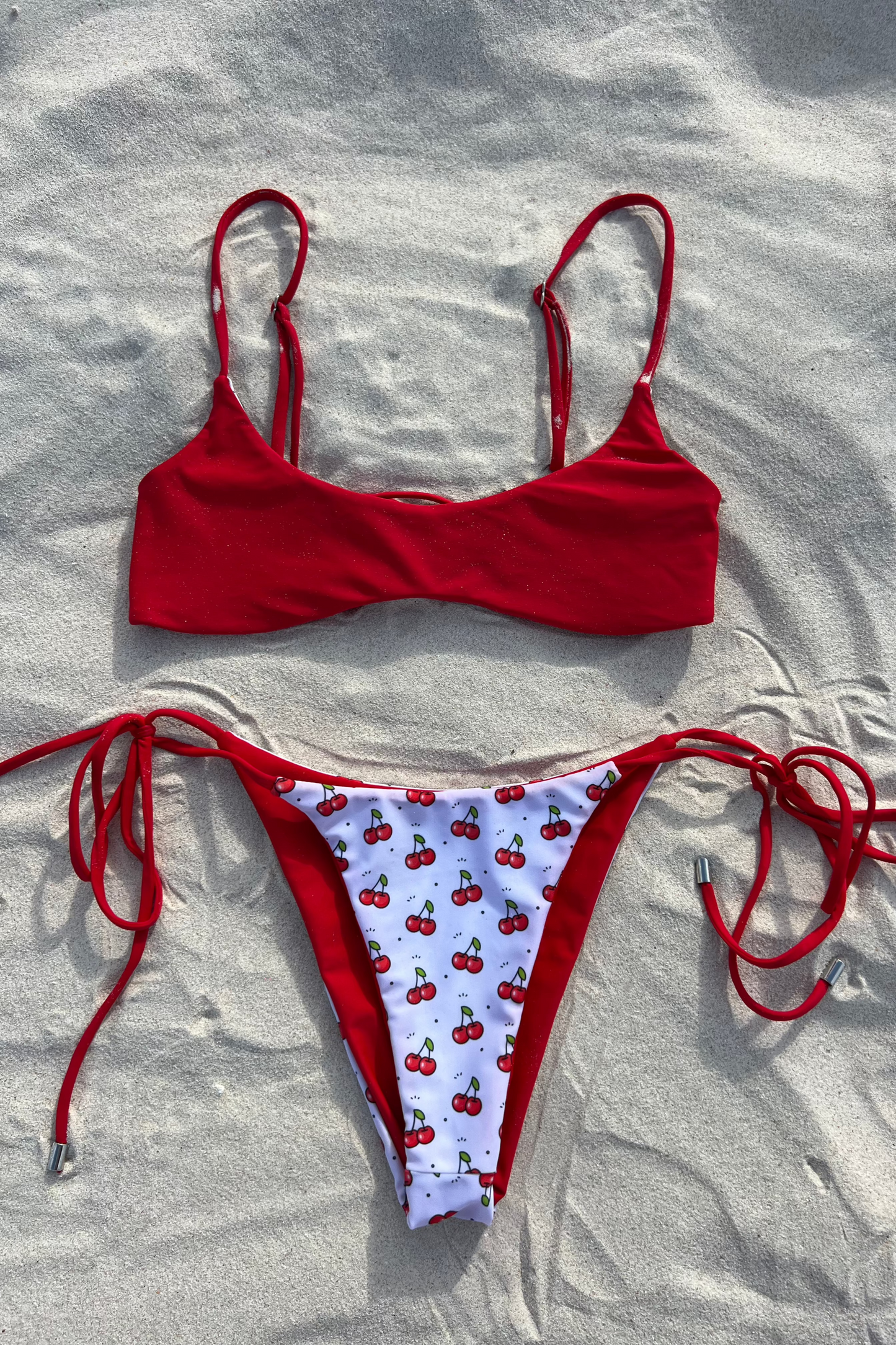 Mila Bikini Top - Cheeky Cherry